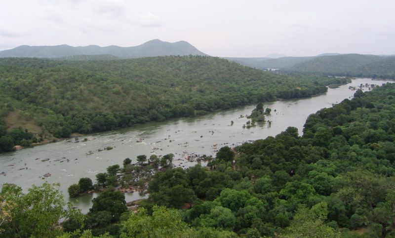 View of the Cauvery River